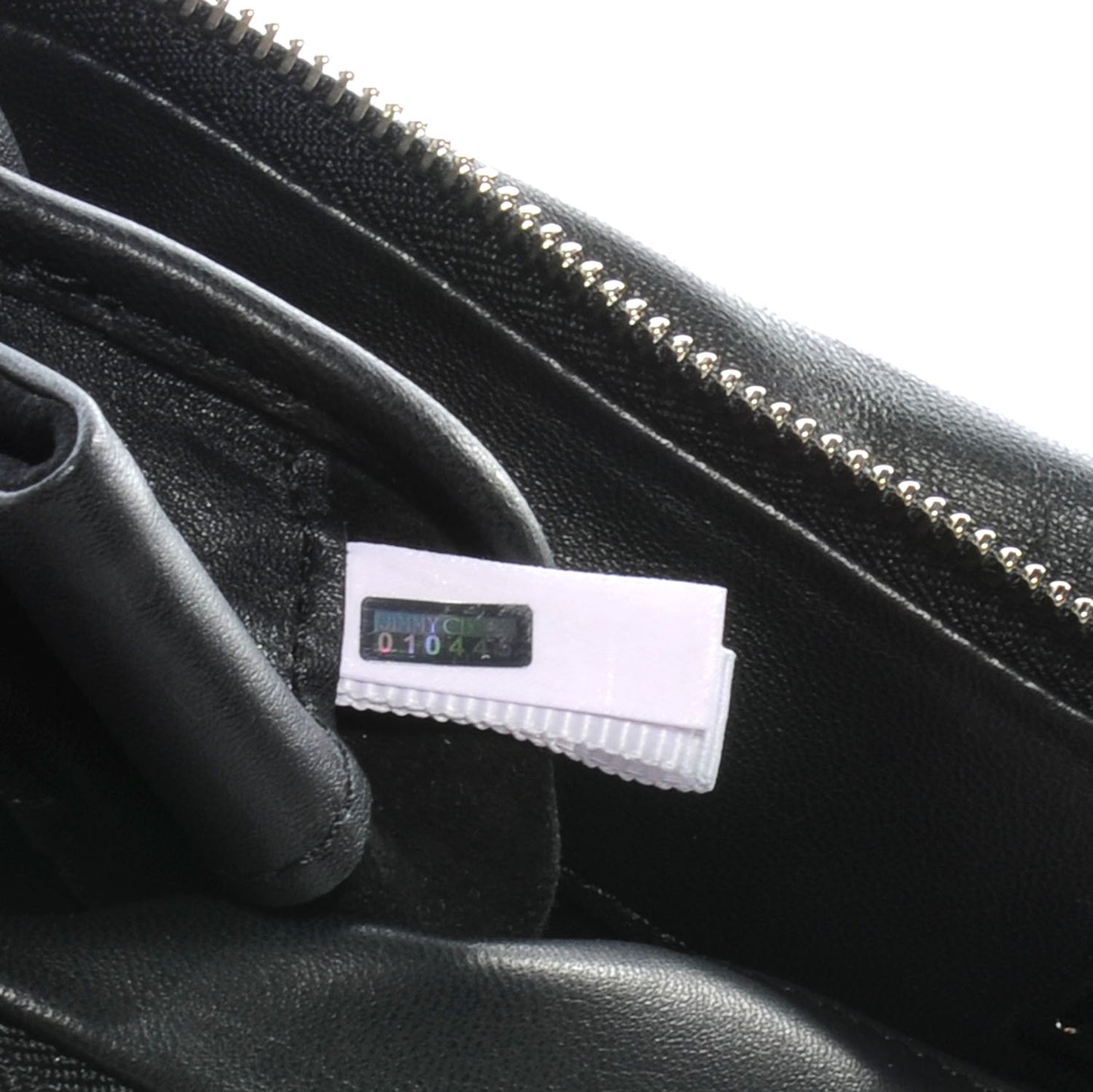 Perforated Leather Ally Mixed Media Patchwork Clutch