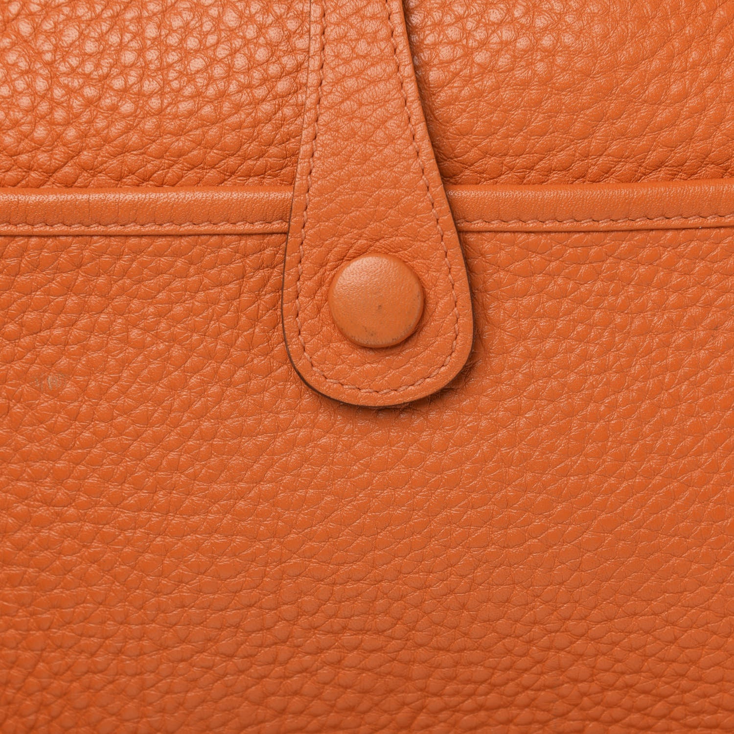 Hermes Taurillon Clemence Evelyne III PM Orange 11 of 11