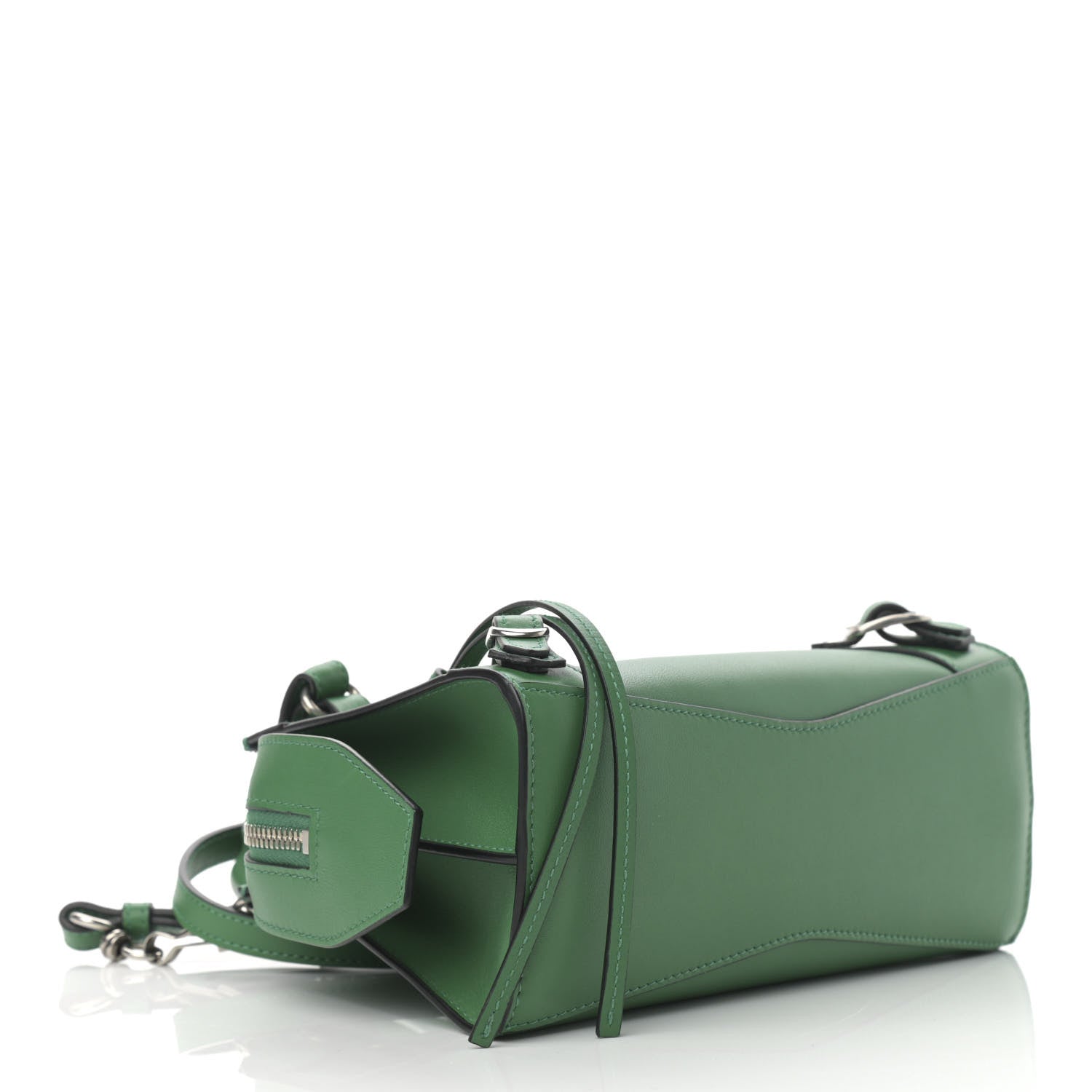 Balenciaga Smooth Calfskin Neo Classic Silver Hardware Mini City Grass Green 4 of 11