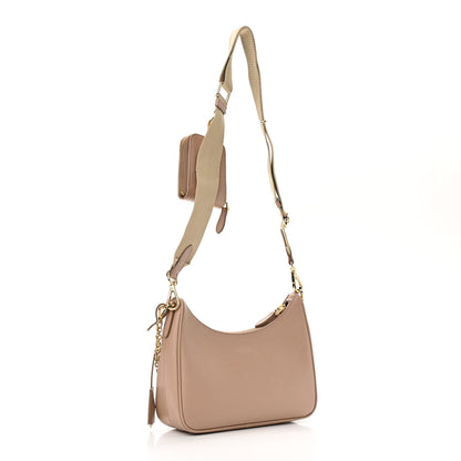Prada Saffiano Re-Edition 2005 Shoulder Bag Cammeo Beige 3 of 9