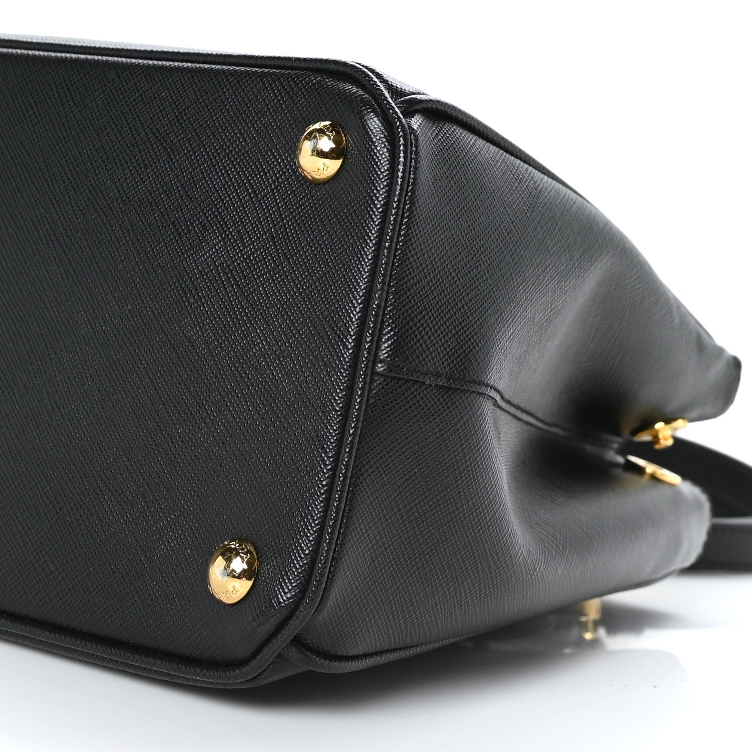 Prada Saffiano Small Galleria Double Zip Tote Black 7 of 7