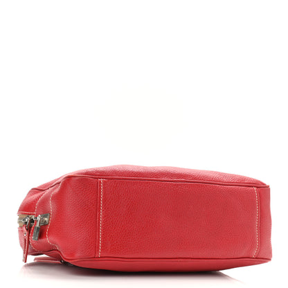 Prada Vitello Daino Tag Satchel Rosso 3 of 11