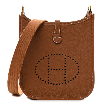 Hermes Taurillon Clemence Evelyne TPM Gold 1 of 10