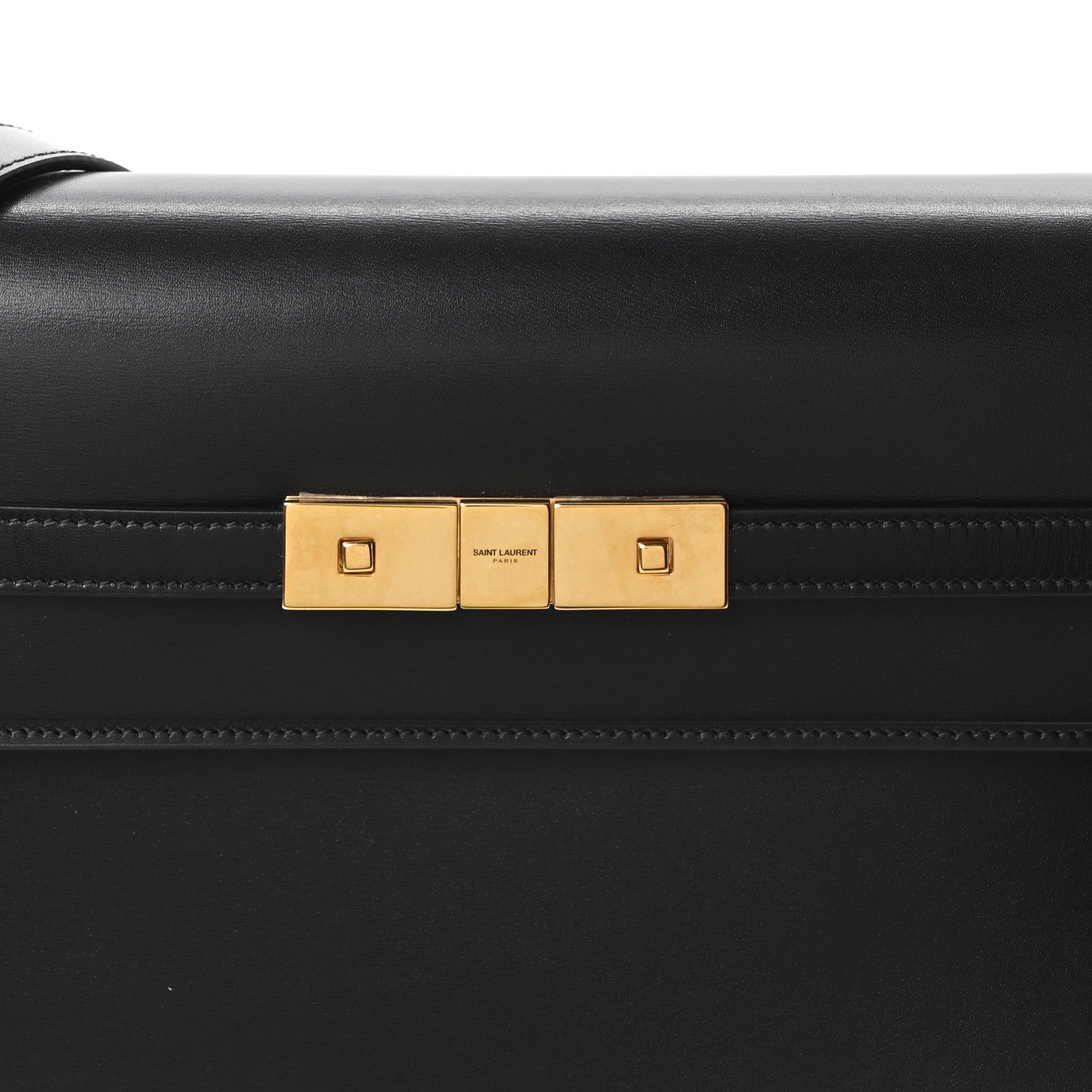 Saint Laurent Smooth Calfskin Manhattan Shoulder Bag Black 8 of 10