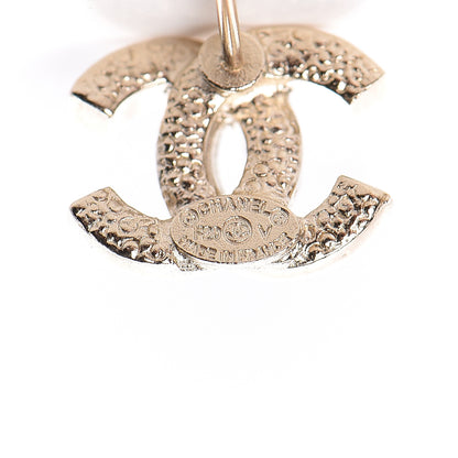 Chanel Crystal Mini CC Earrings Light Gold 4 of 5