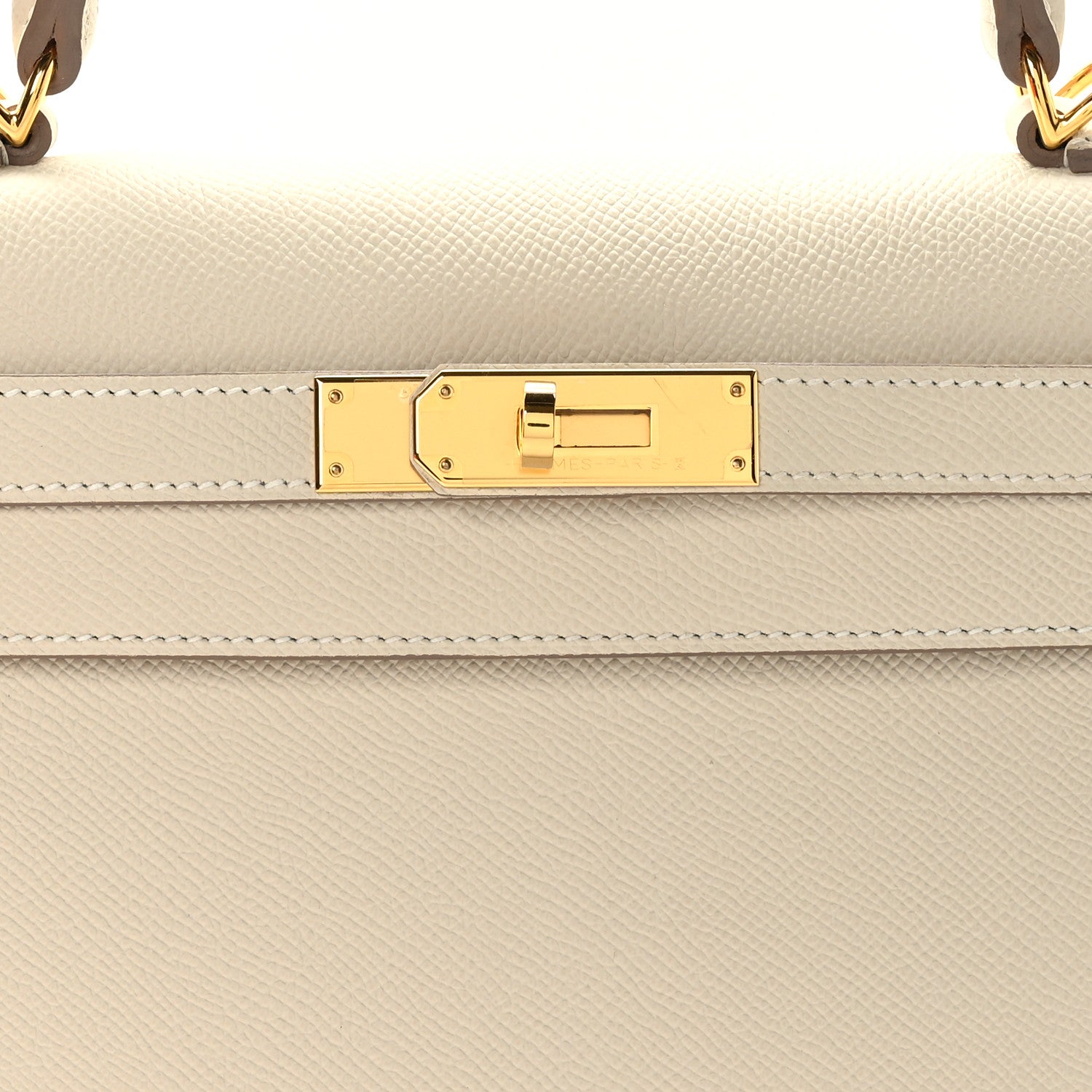Hermes Epsom Kelly Sellier 28 Craie 9 of 11