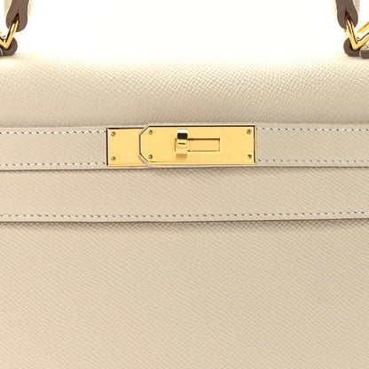 Hermes Epsom Kelly Sellier 28 Craie 9 of 11
