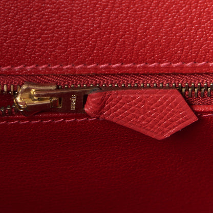 Hermes Epsom Birkin 35 Rouge Vif 14 of 28
