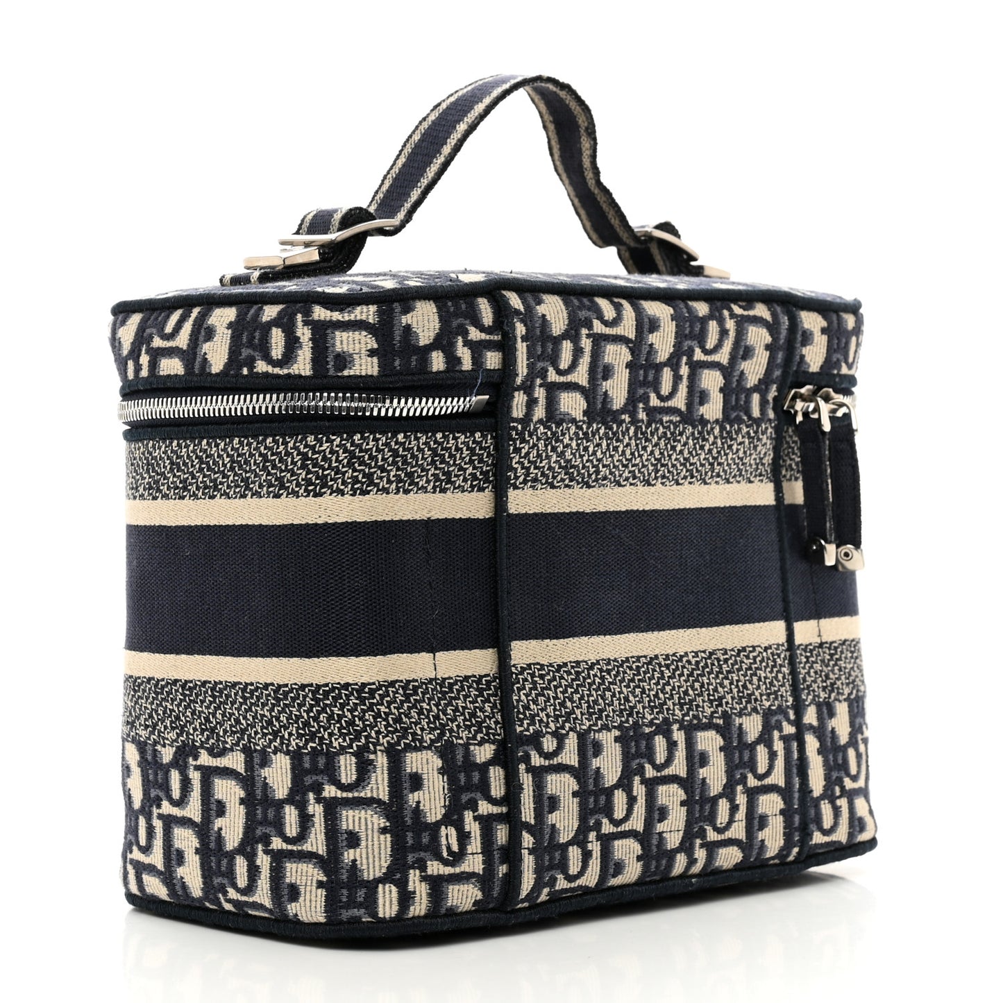 Oblique Diortravel Vanity Case Blue