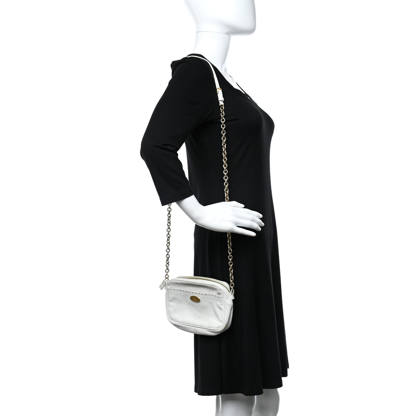 Cuoio Romano Selleria Crossbody White