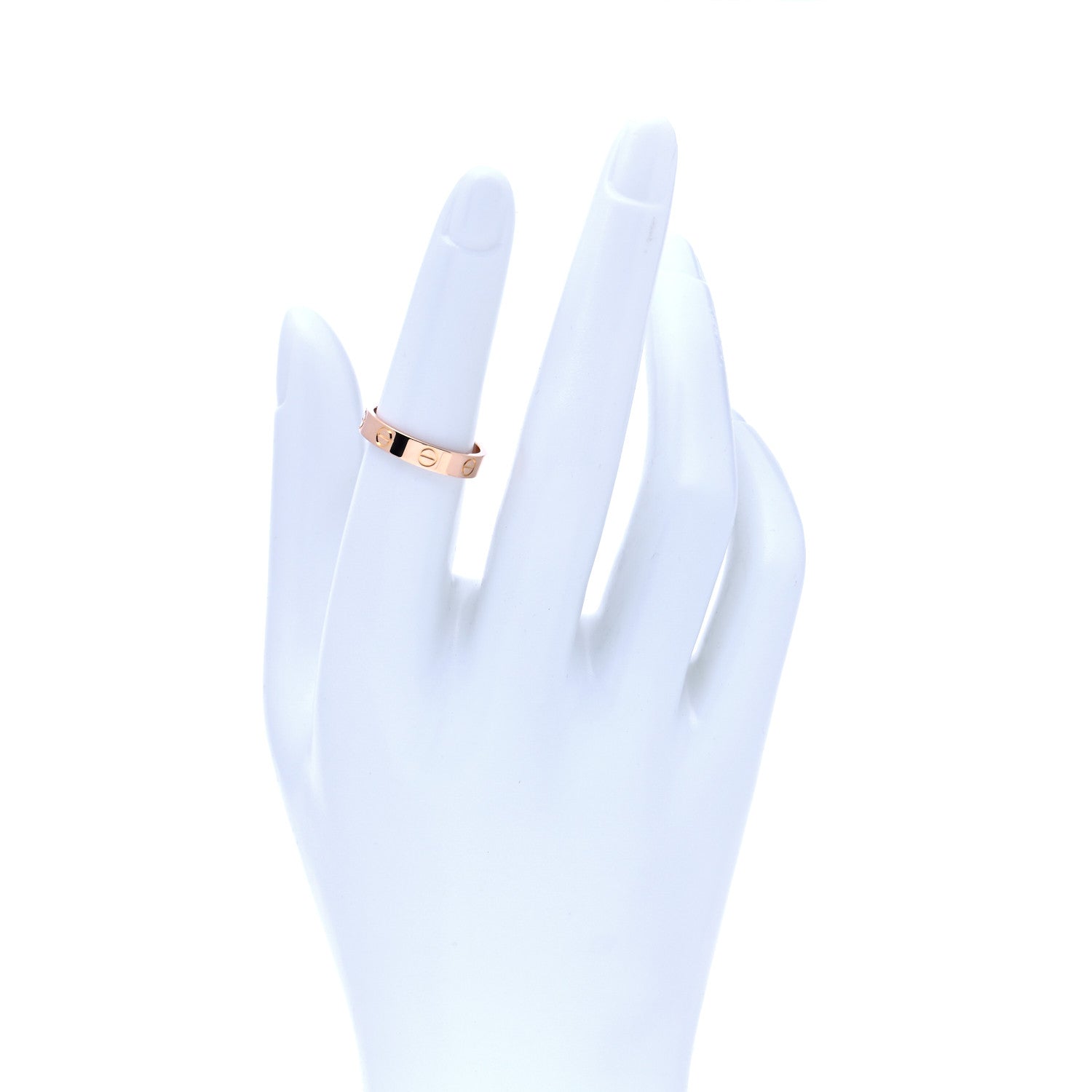 Cartier 18K Pink Gold 3.5mm LOVE Wedding Band Ring 52 6 2 of 6
