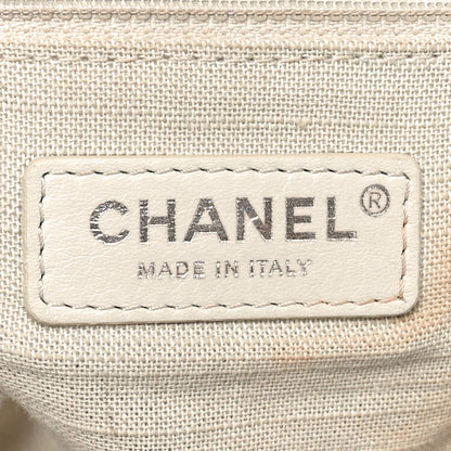 Chanel Metallic Calfskin Medium Deauville Tote Silver 6 of 11