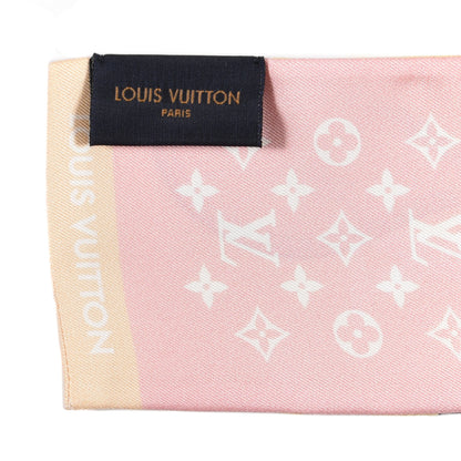 Louis Vuitton Silk Monogram Gradient By The Pool Bandeau Pink 3 of 3