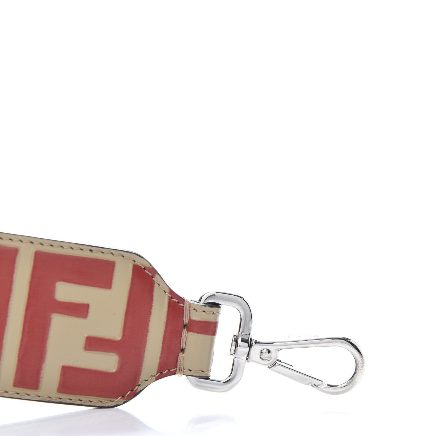 Fendi Calfskin FF Embossed Mini Strap You Amido Fiamma 6 of 6