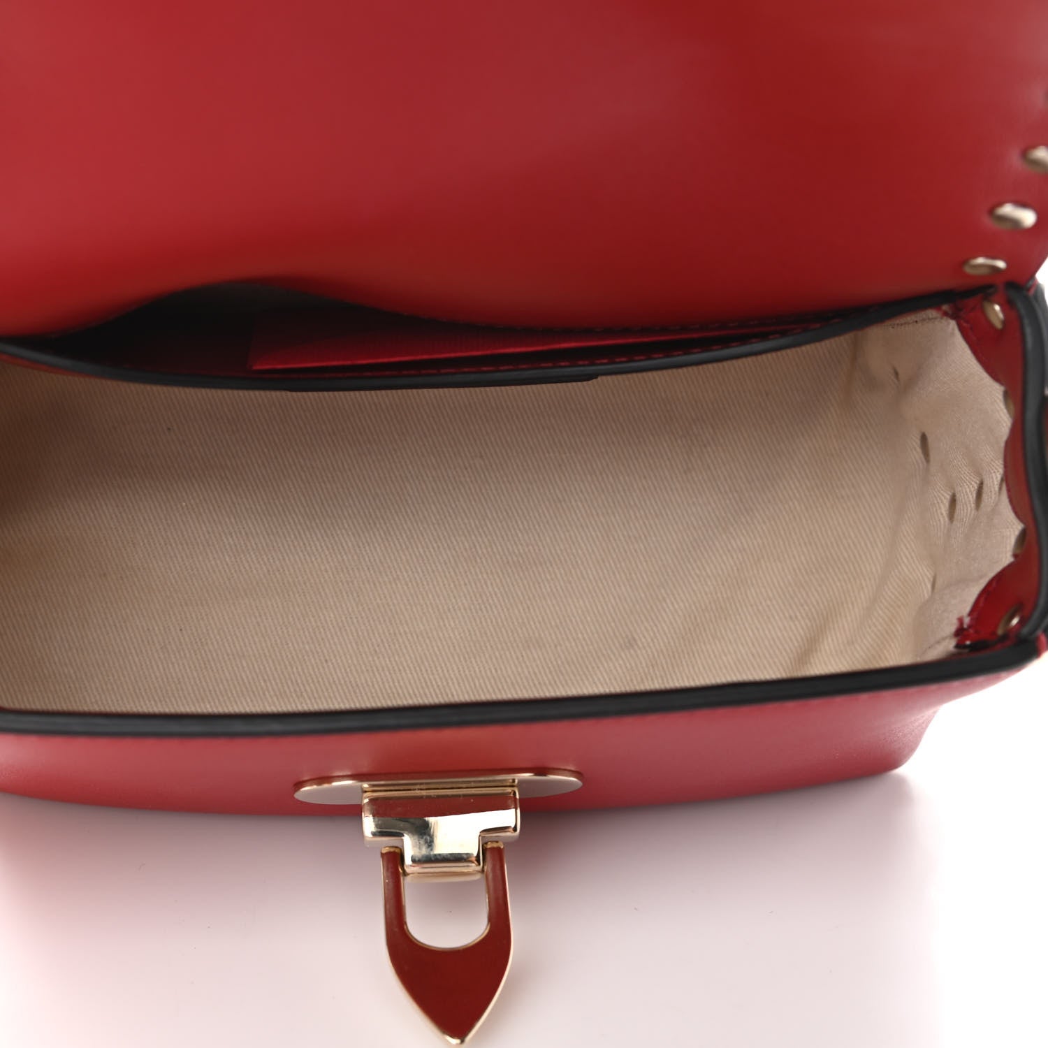 Valentino Garavani Vitello Mini Rockstud Crossbody Bag Rosso Valentino 5 of 9