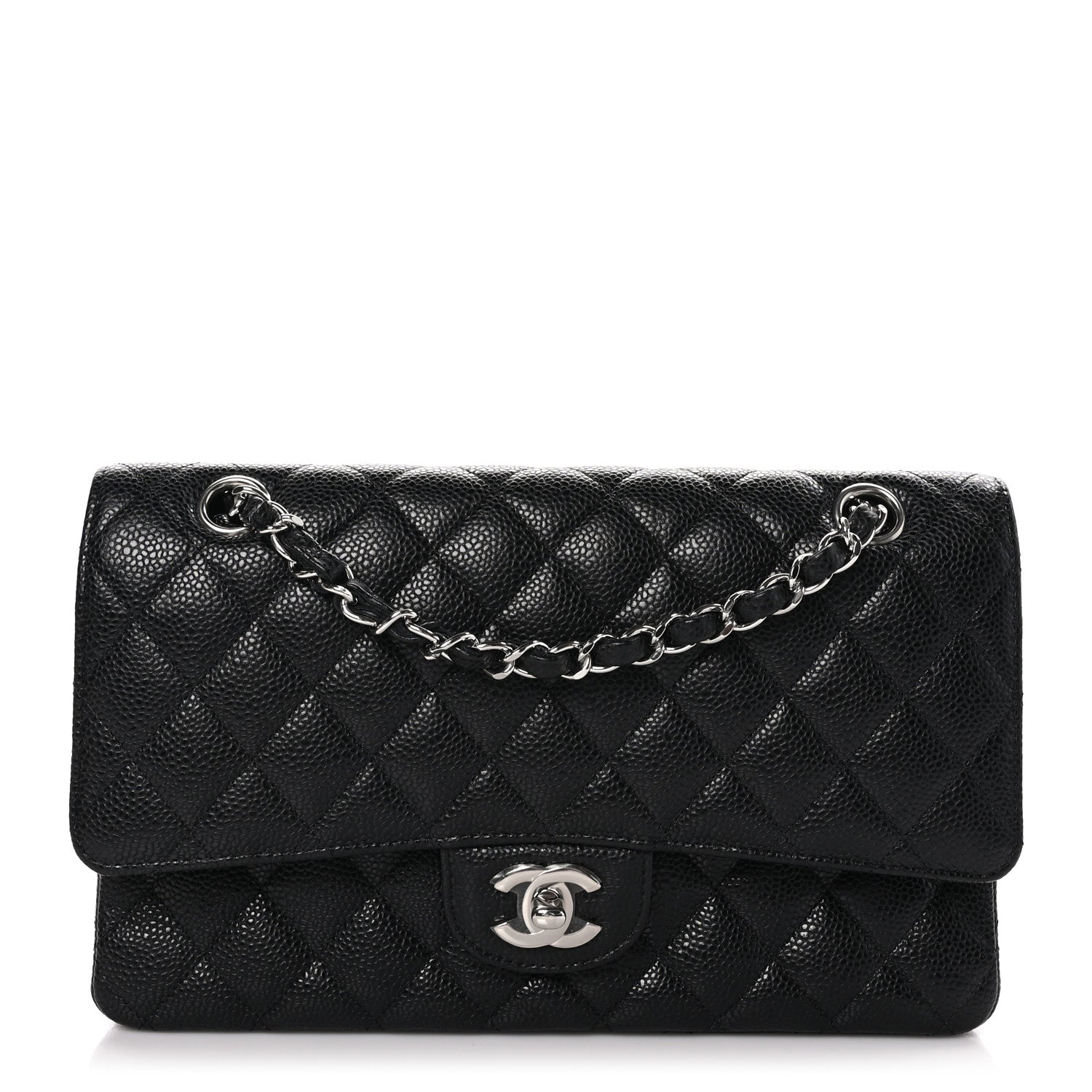 Chanel Caviar Quilted Medium Double Flap Black 1 of 9