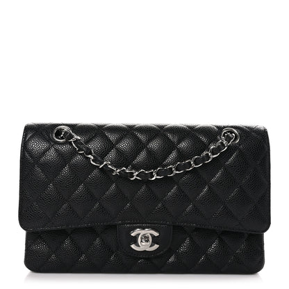 Chanel Caviar Quilted Medium Double Flap Black 1 of 9