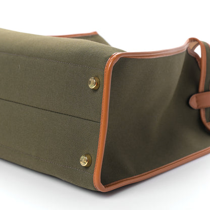 Fendi Canvas Calfskin Large Peekaboo X-Lite Amazzonia Cuoio 8 of 8