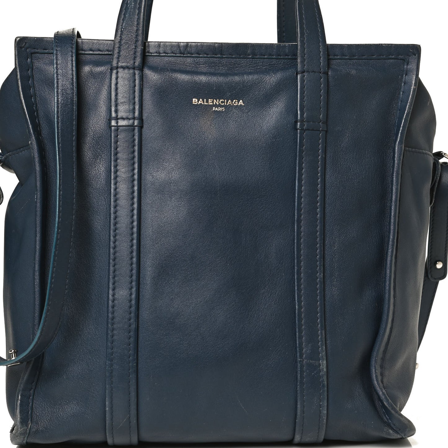 Agneau Small Bazar Shopper Tote Blue