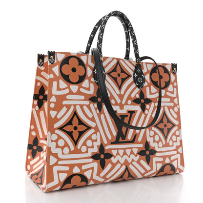 Louis Vuitton Monogram Giant Crafty Onthego GM Crème Caramel 3 of 10
