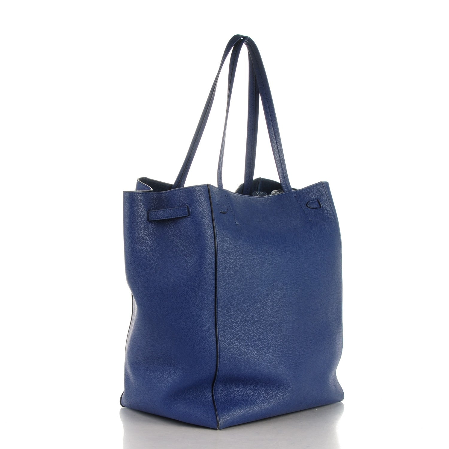 Celine Soft Grained Calfskin Medium Belt Cabas Phantom Indigo 3 of 7
