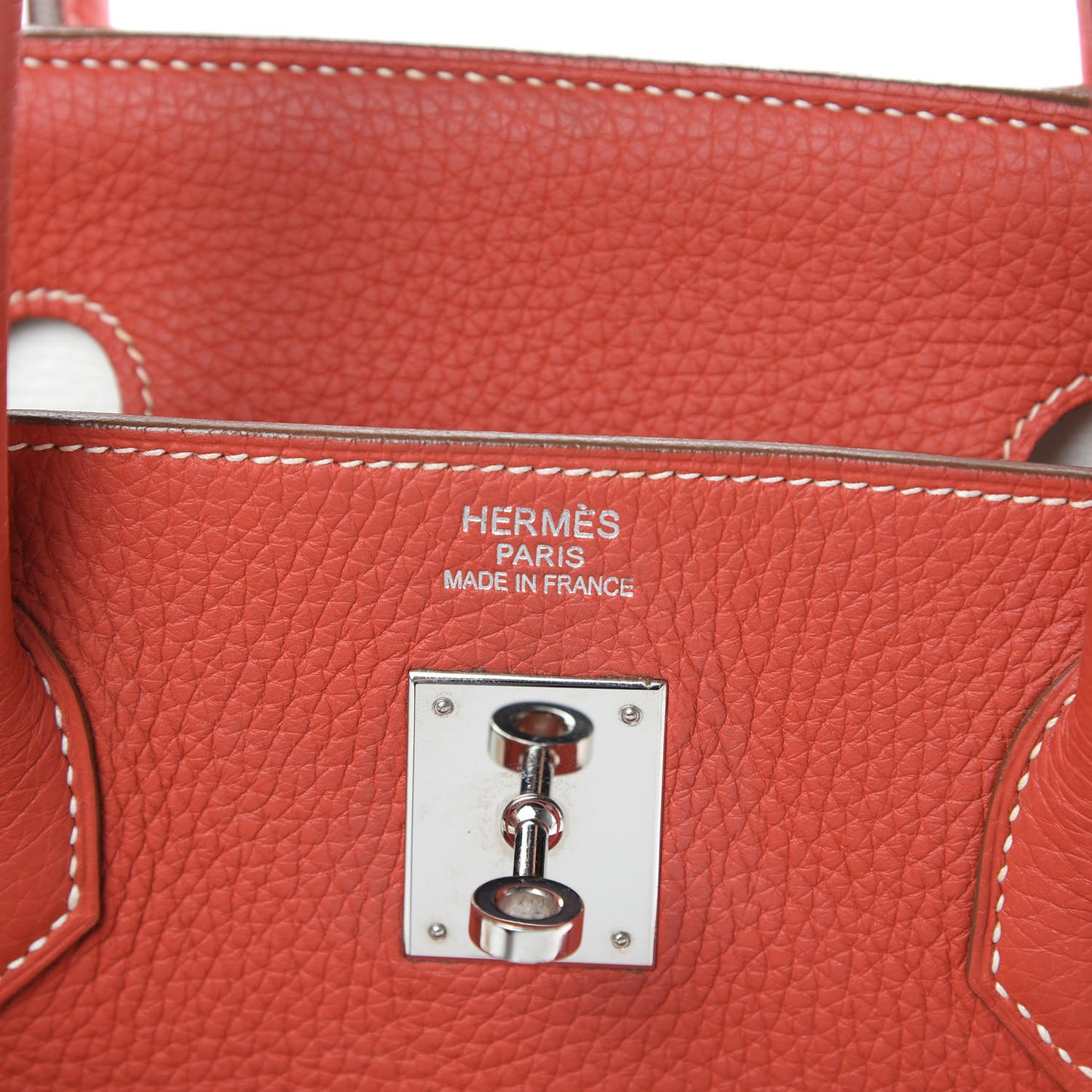 Togo Casaque Birkin 40 Sanguine White