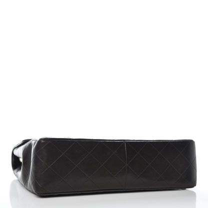 Chanel Lambskin Quilted Jumbo Single Flap Black 5 of 18