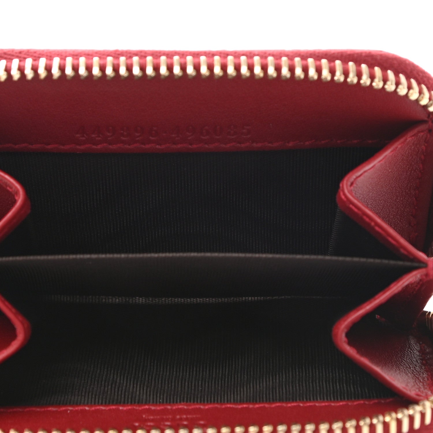 Gucci Microguccissima Zip Around Card Case Red 5 of 8