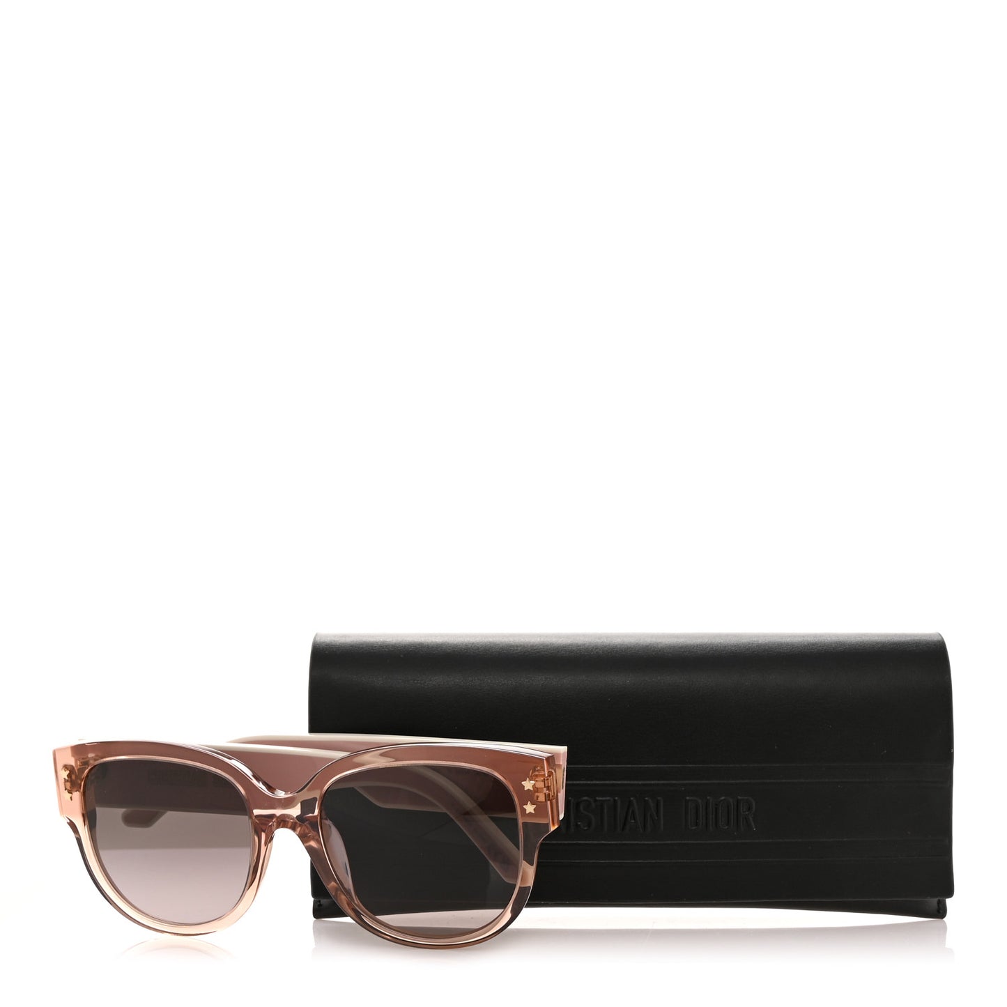 Acetate DiorPacific B2F Butterfly Sunglasses Transparent Pink