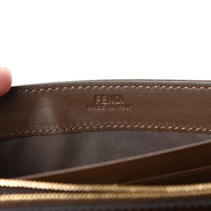 Fendi Nappa Matisse FF Embossed Continental Wallet On Chain Wood 8 of 13