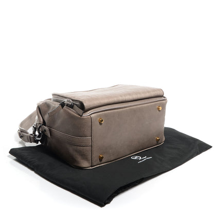 Alexander McQueen McQ Crocodile Embossed Lambskin The YT Bag Dove Grey 5 of 11
