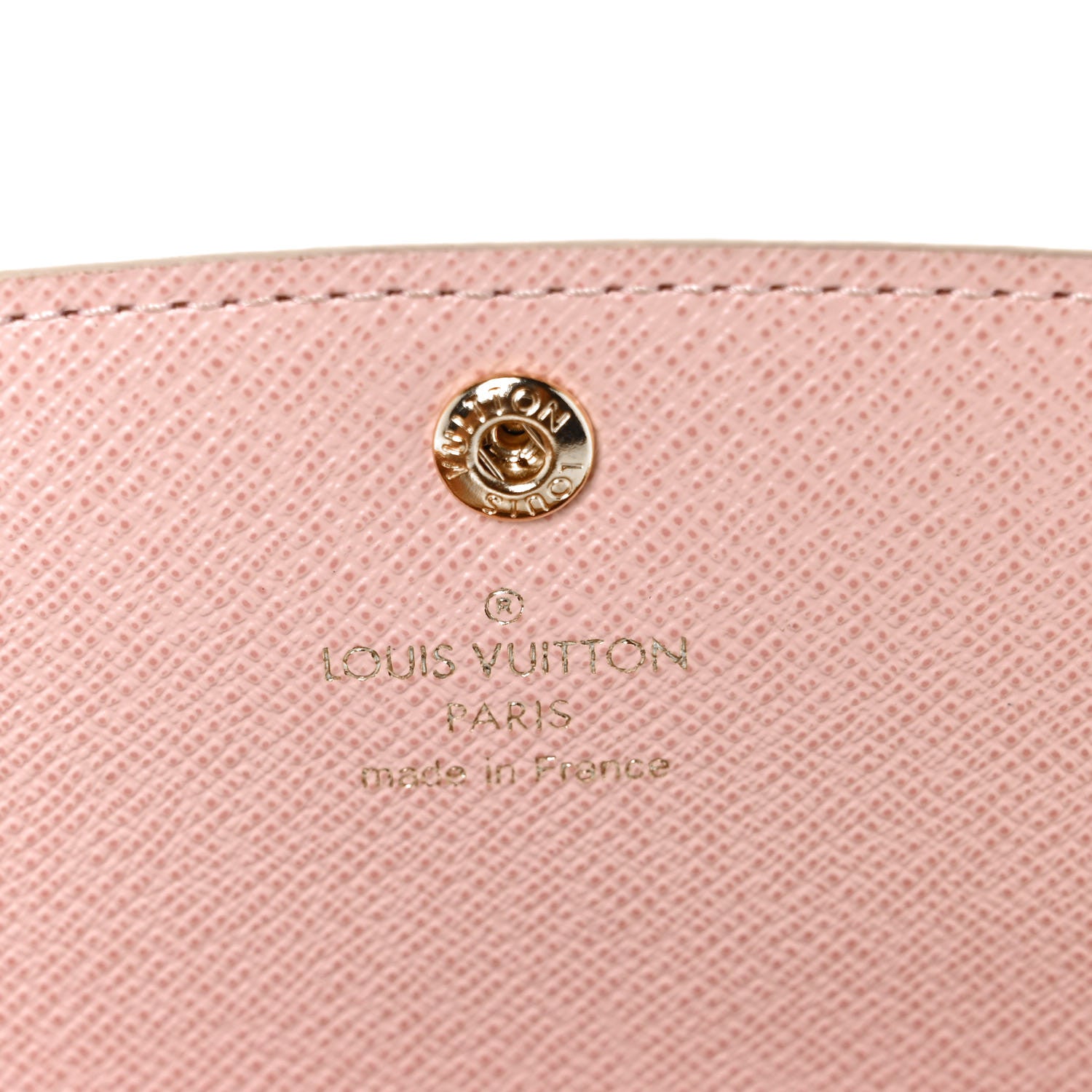 Louis Vuitton Damier Azur Emilie Wallet Rose Ballerine 6 of 7