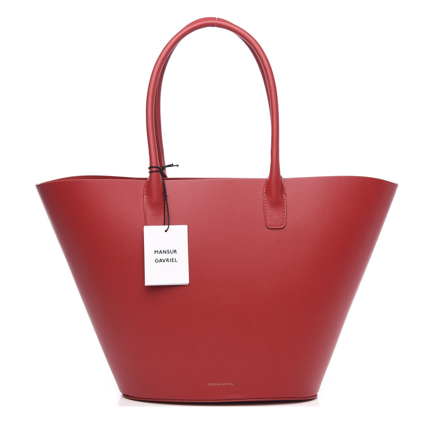 Calfskin Triangle Tote Flamma