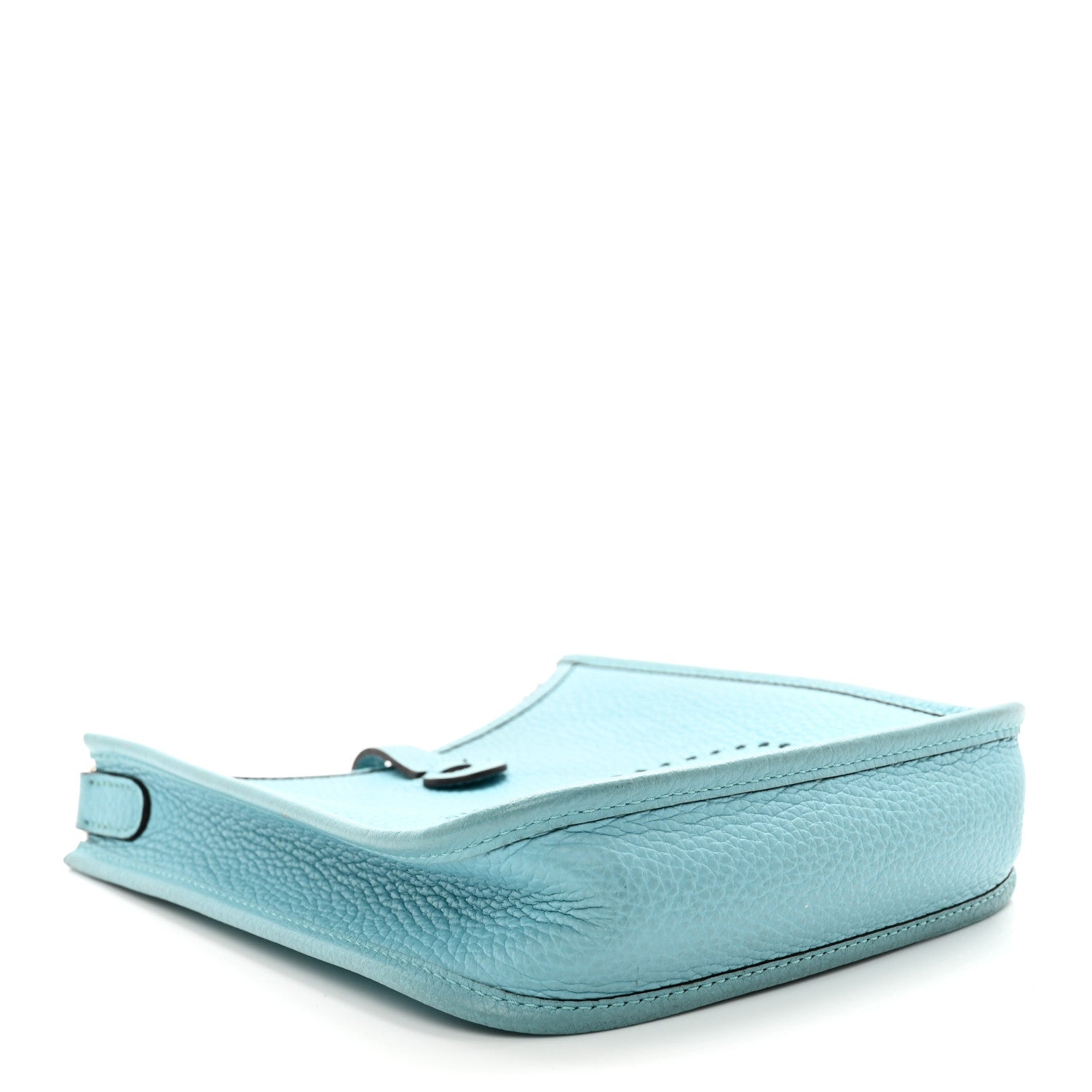 Hermes Taurillon Clemence Evelyne TPM Bleu Atoll 3 of 12