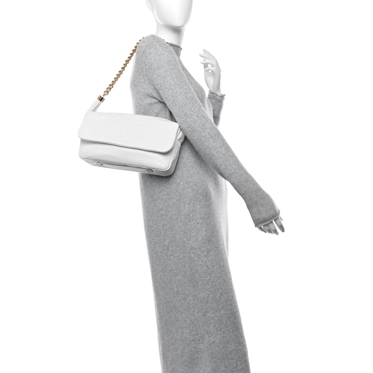 Lambskin Rodeo Drive Flap White