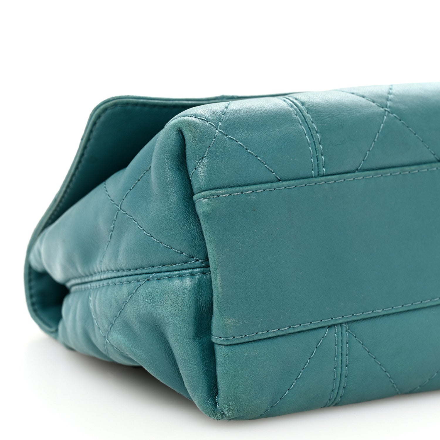 Chanel Lambskin Quilted Large Soft Touch Flap Green 9 of 12