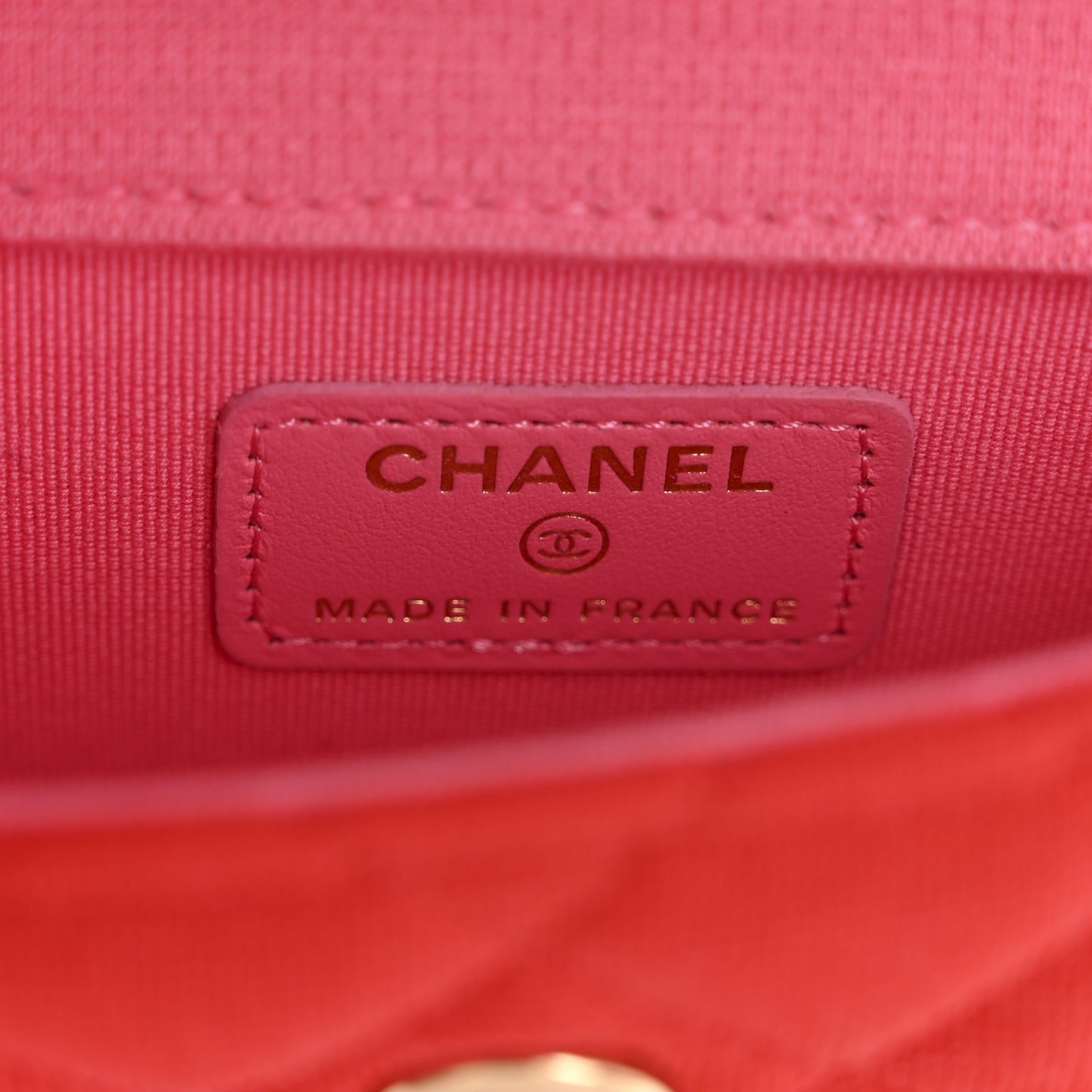 Jersey Quilted Micro Mini Flap Red