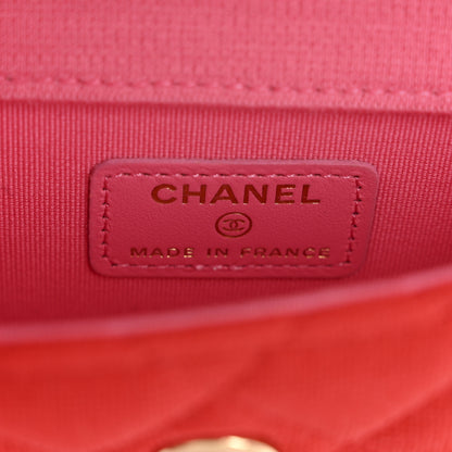 Chanel Jersey Quilted Micro Mini Flap Red 6 of 11