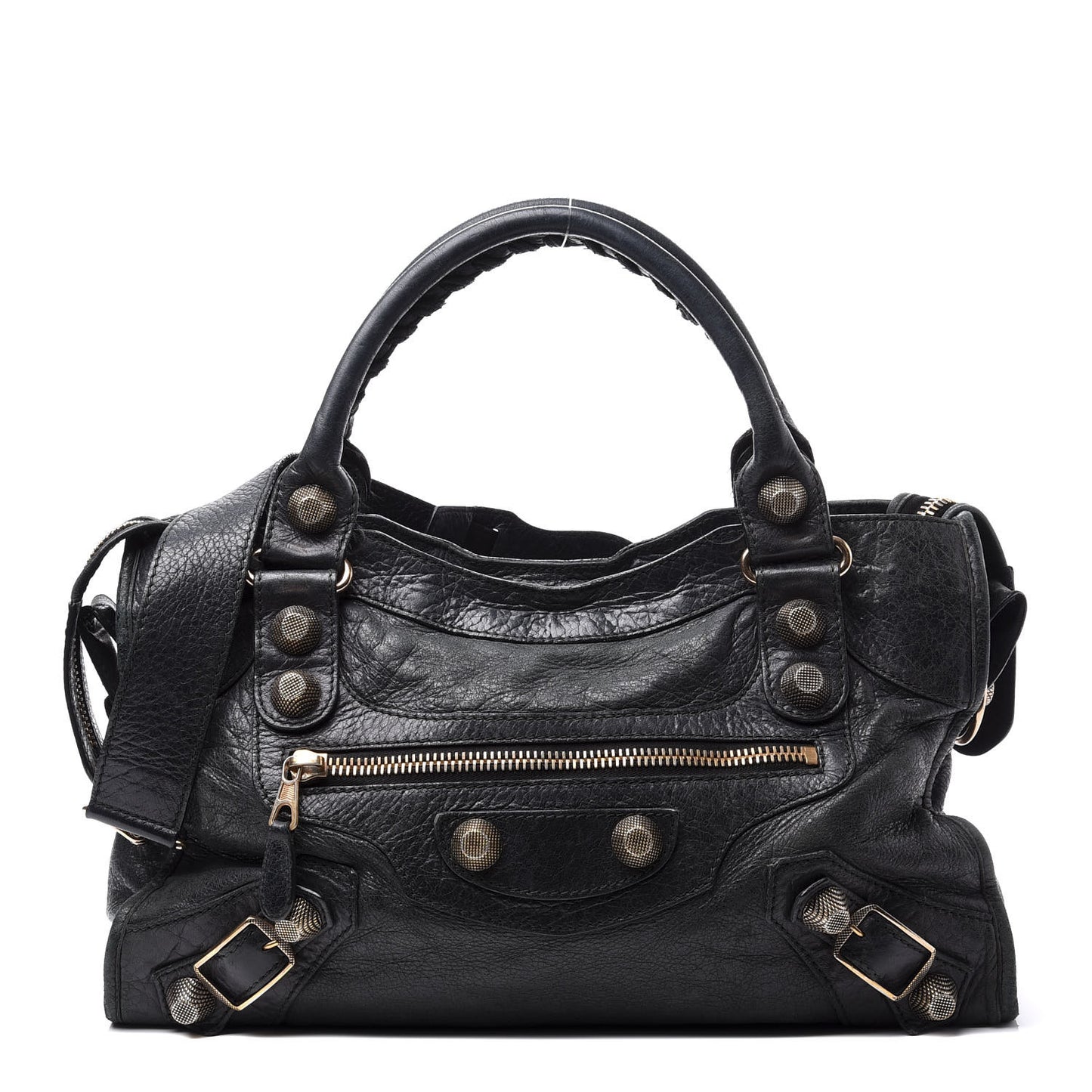 Agneau Giant 21 Rose Gold Hardware City Black