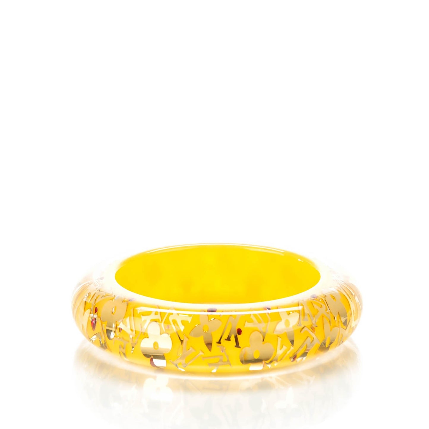 Resin Swarovski Medium Inclusion Bracelet GM Yellow