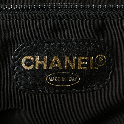 Chanel Metallic Lambskin Logo Messenger Silver 6 of 10