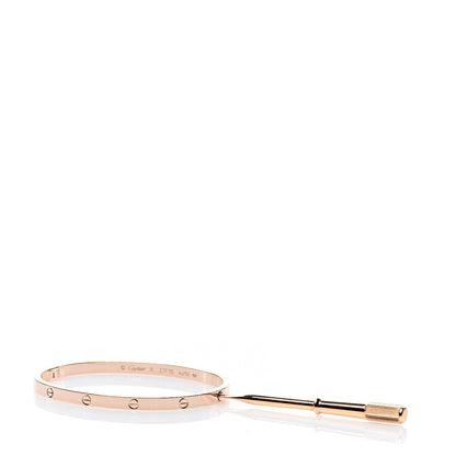 Cartier 18K Pink Gold Small LOVE Bracelet 16 4 of 5