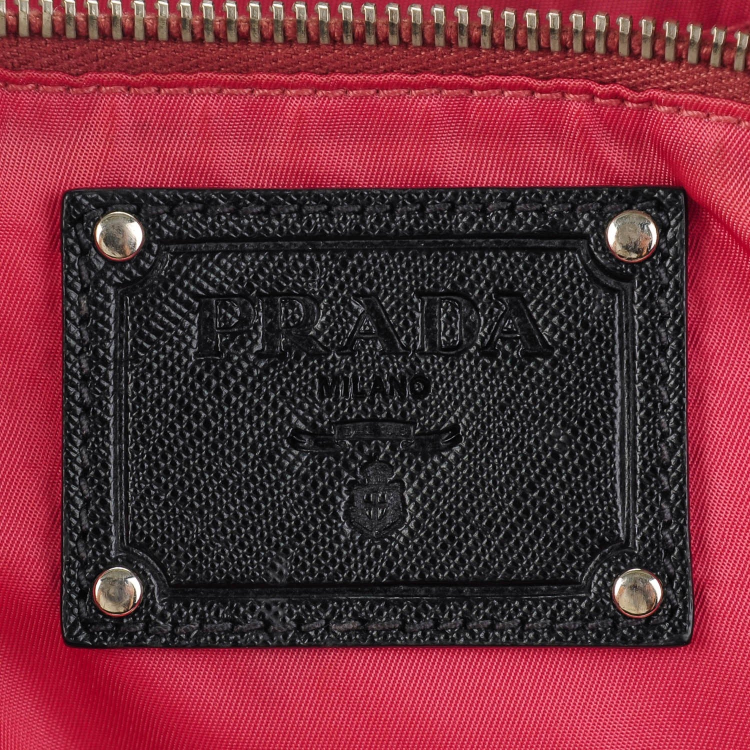 Prada Saffiano Tessuto Nylon Tote Nero Black 6 of 8