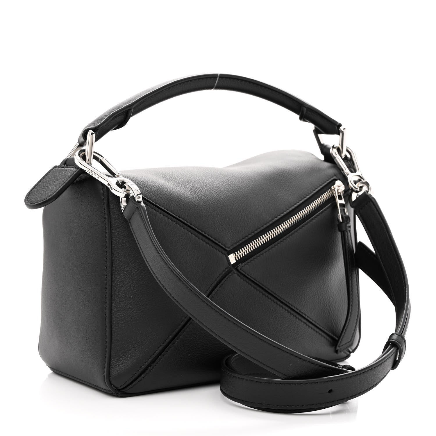 Loewe Calfskin Small Puzzle Bag Black 3 of 9