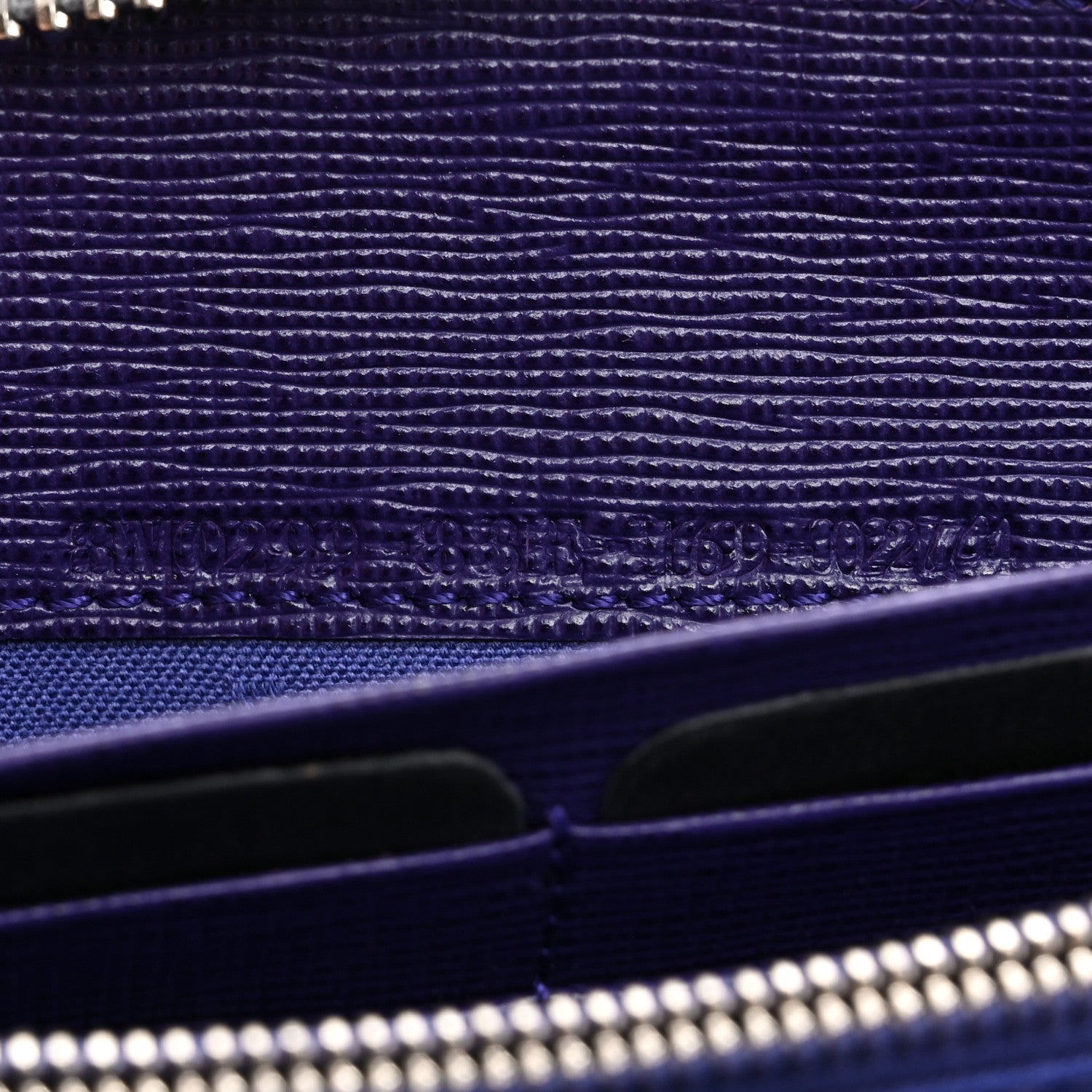 Fendi Vitello Elite Studded Hypnoteyes Zip Around Wallet Polvere Multicolor 7 of 8