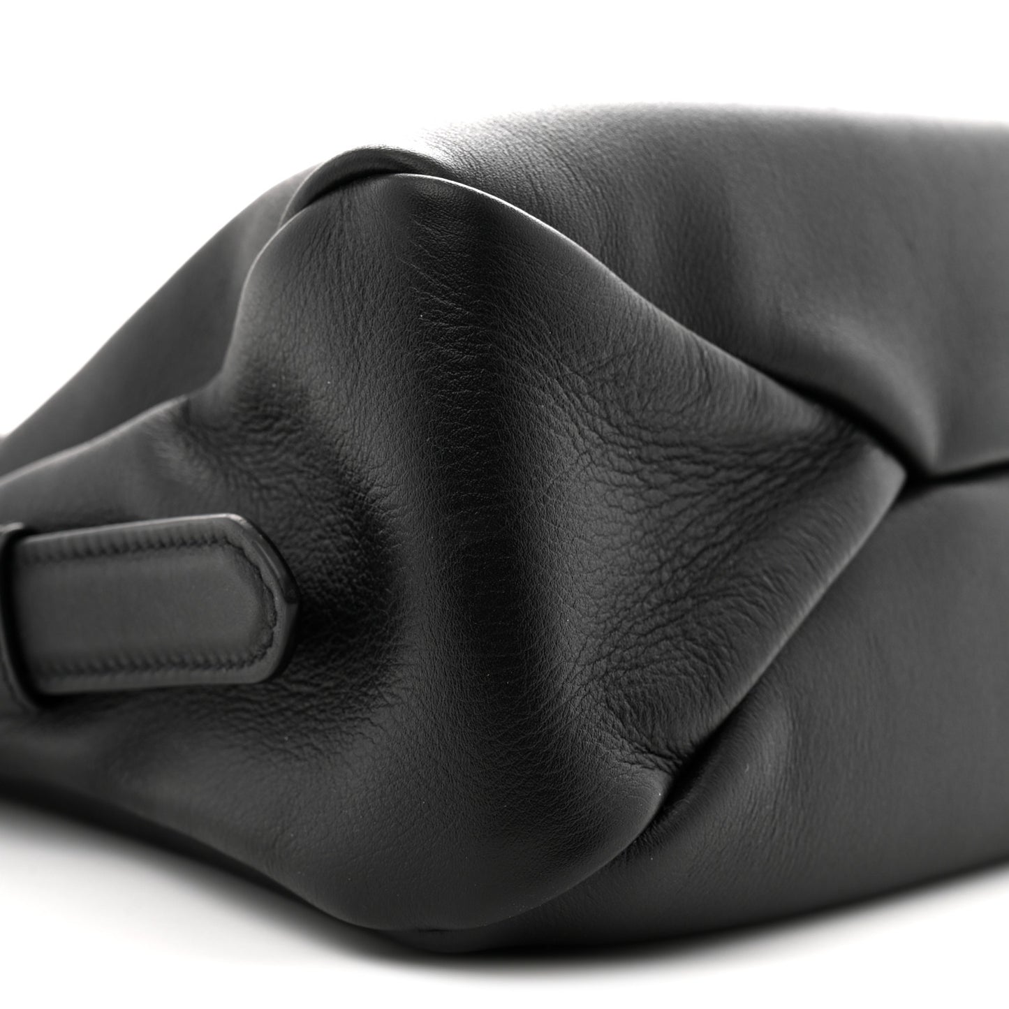Soft Calfskin Medium Aimee Shoulder Bag Black