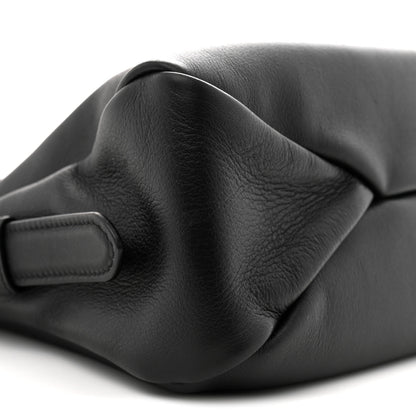 Prada Soft Calfskin Medium Aimee Shoulder Bag Black 9 of 10