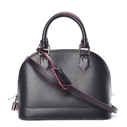 Louis Vuitton Epi Alma BB Black Hot Pink 1 of 15