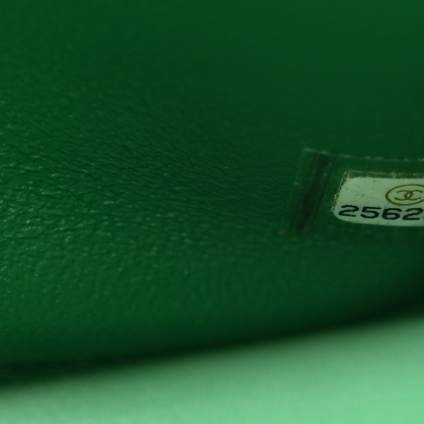 Metallic Caviar Quilted Jumbo Double Flap Green