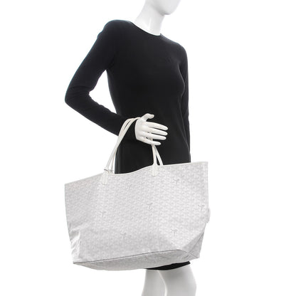 Goyard Goyardine Saint Louis GM White 2 of 11